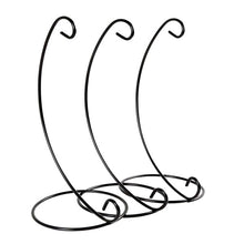 Load image into Gallery viewer, Ornament Display Stand, 3 Pack Iron Hanging Stand Rack Holder for Hanging Glass Globe Air Plant Terrarium, Witch Ball and Home